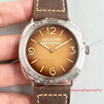 Panerai Radiomir 3 Days Acciaio Brevettato PAM687 Shaded Brown Dial 47mm